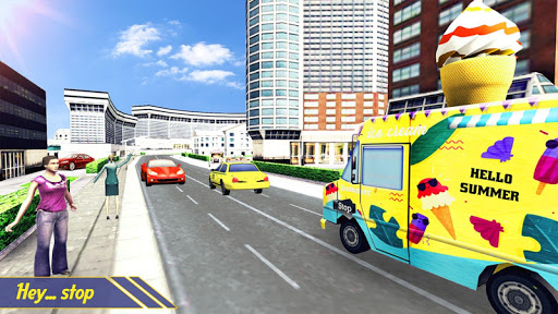 City Ice Cream Man Free Delivery Simulator Game 3D apkpoly screenshots 5