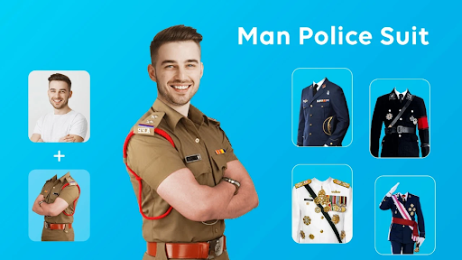 Android application Police Photo Suit Editor Maker screenshort
