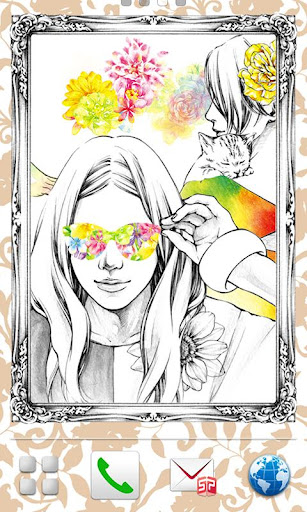 Android application Flower melody screenshort