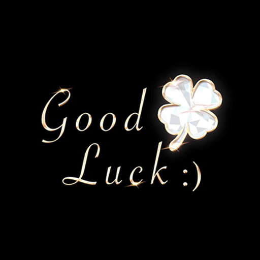 Black gold lucky clover theme logo