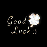 Black gold lucky clover theme icon