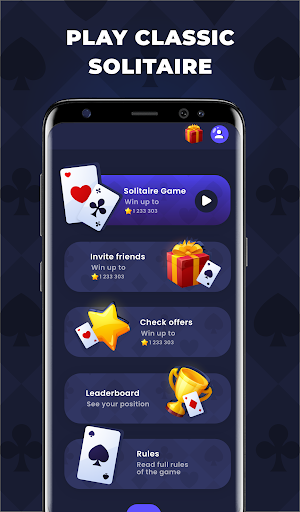 Android application Givvy Solitaire - Art of Cards screenshort