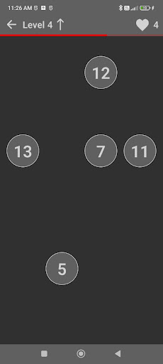Memory training: numbers Screen 3