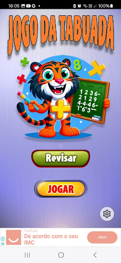 Visualização do aplicativo