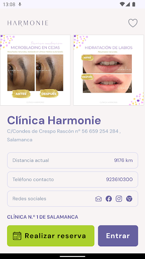 Android application Harmonie screenshort