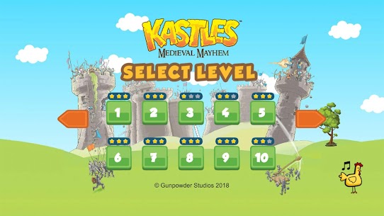 Kastles – a 2D medieval physics puzzle arcade game 1.4 Apk + Mod 1