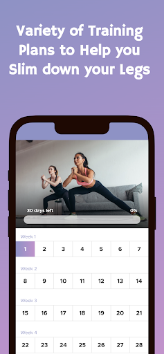 Screenshot of 30 Day Leg Challenge