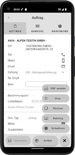 XGLA/4 Sales Screen 3