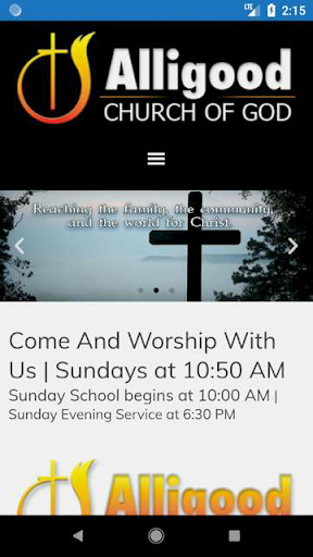 Android application Alligood Church of God screenshort