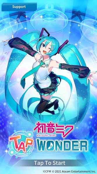Hatsune Miku - Tap Wonder banner