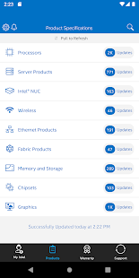 Intel® Support App Screenshot