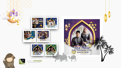 Android application Isra Mi'raj Photo Frame 2024 screenshort