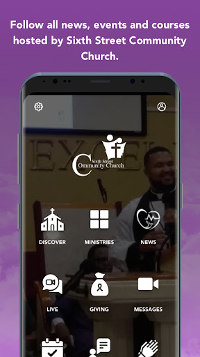 Android application Sixth Street Community Church screenshort