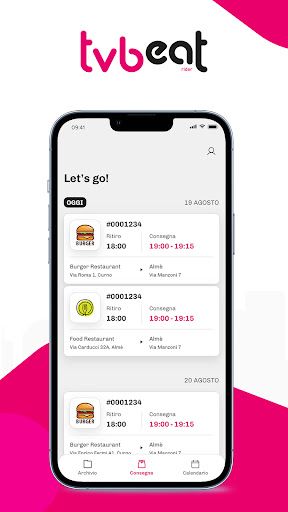 Android application TvbEat per Rider screenshort