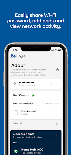 Android application Bell Wi-Fi screenshort