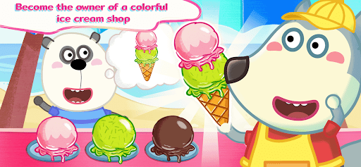 Android application Wolfoo Learns Numbers & Shapes screenshort