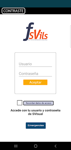 Android application Fesord-SVILS screenshort