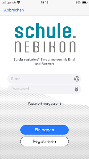 Android application Schule Nebikon screenshort