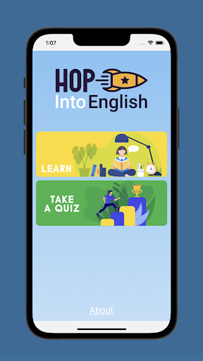 Android application HOP English screenshort