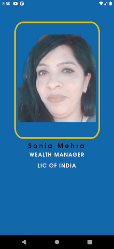 Android application Sonia Insurance screenshort
