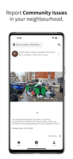 Android application People's Problems screenshort