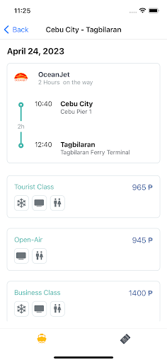 Ferry Finder Screen 3