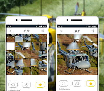 Helicopter Mosaic Puzzles 1.2 APK screenshots 12