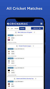 CricManiac - Live Cricket Scores 1.0 APK screenshots 3