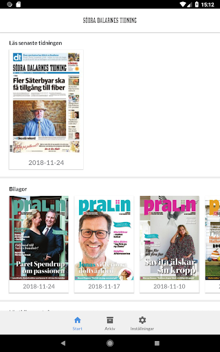 Södra Dalarnes Tidning e-tidn Screen 3