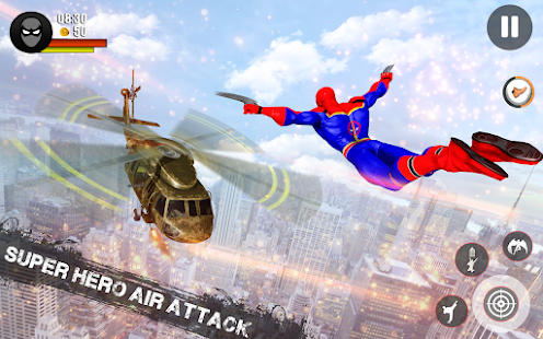 Spider Rope Hero: Flying Superhero Robot Games screenshots 3
