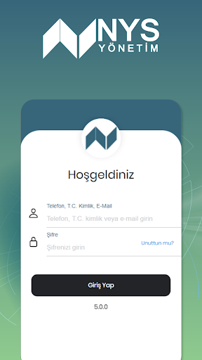 Android application NYS Yönetim screenshort