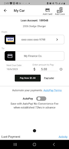CarCard Screen 3