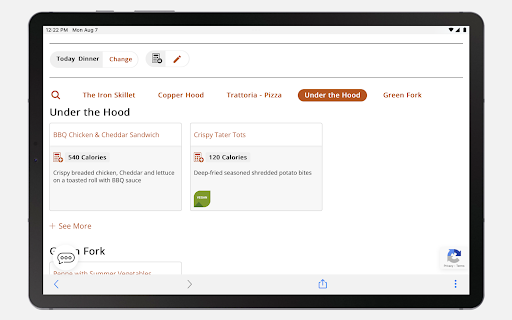Screenshot of CampusDish