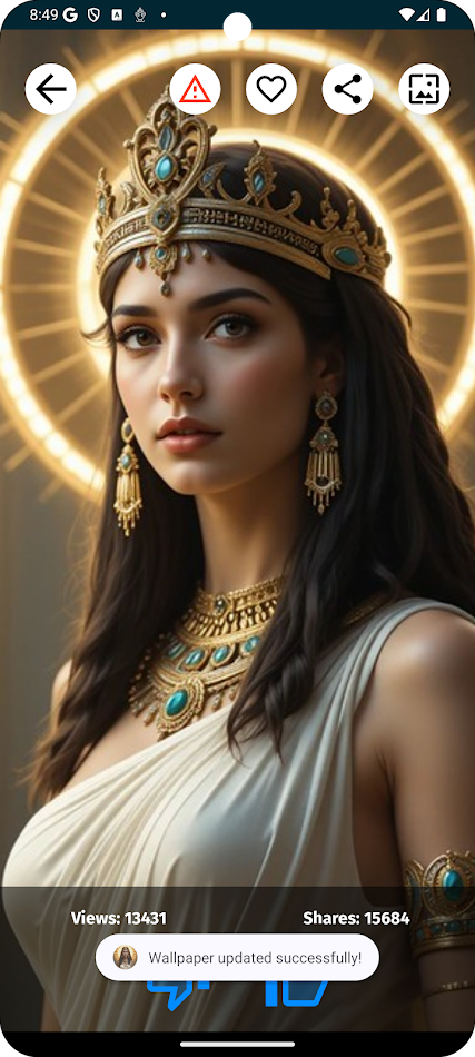 #6. Cleopatra Wallpapers (Android) Ved: Apps Maltese - Daily Motivation Videos and Quotes