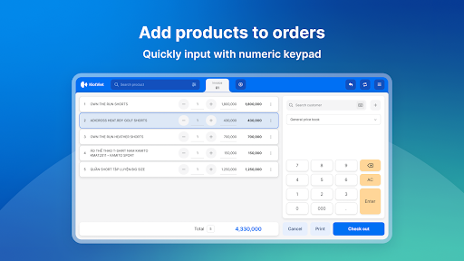 KiotViet Touchscreen POS screenshot 4