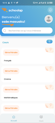 Android application Schoolap screenshort