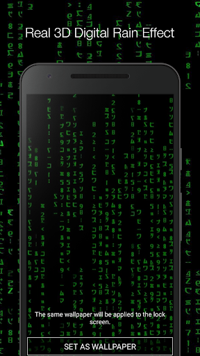 Digital Rain Live Wallpaper Screen 2