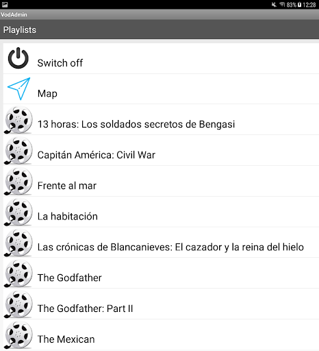 VodAdmin Screen 2
