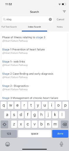 C&M Heart Failure Pathway App Screen 3