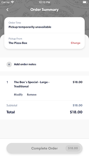 The Pizza Box Screen 3