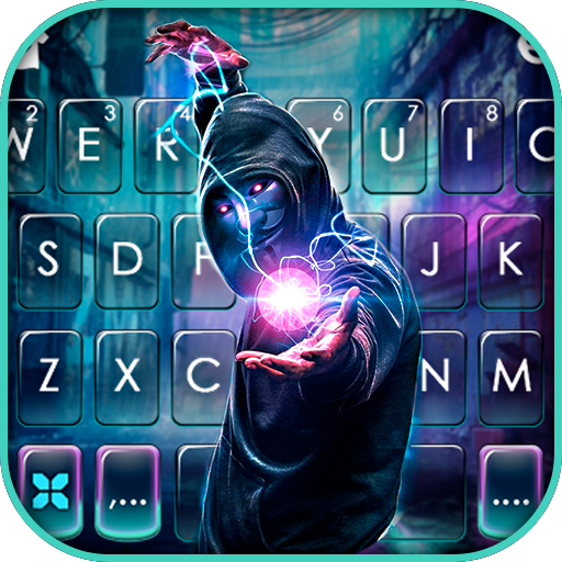 Cool Anonymous Keyboard Backgr logo