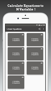 Linear Equation System Solver Unknown