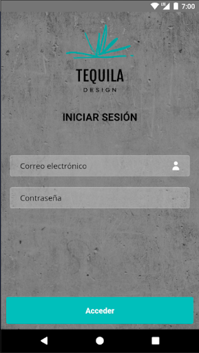 Android application Tequila Design ERP screenshort