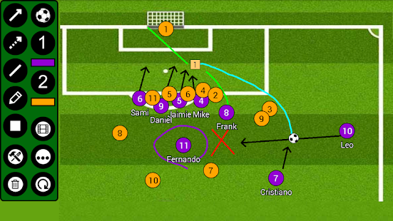 Fußball Taktiktafel Screenshot