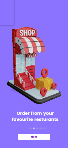 Pinto - Online Delivery App Screen 2