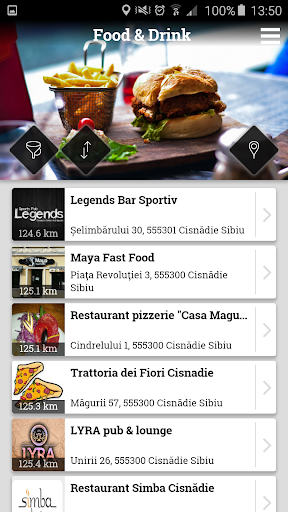 Cisnadie CityApp Screen 2