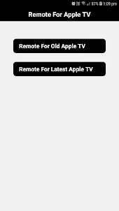 Remote For Apple TV