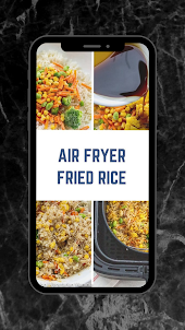 Air Fryer Fried Brown Rice