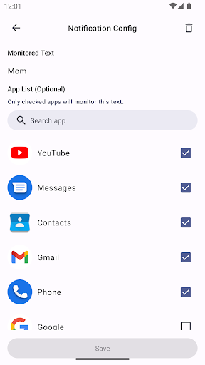 Notification Sentinel Screen 2