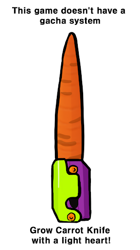 Android application Carrot Knife - Idle RPG screenshort